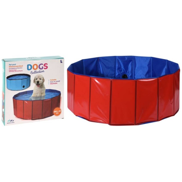 Foldbar hundepool (80 x 30 cm)