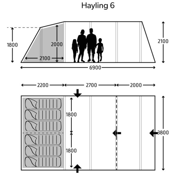 Kampa Hayling 6 - Image 2