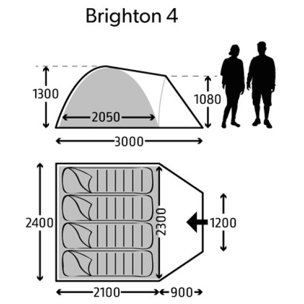 Kampa Brighton 4 - Image 2