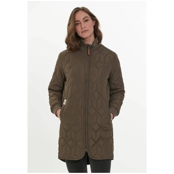 WR W Nokka Long Quilted Jacket Major