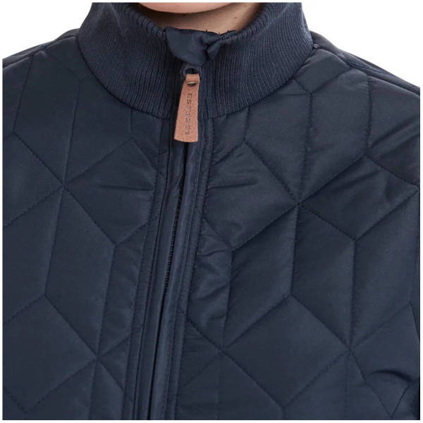 WR W Nokka Long Quilted Jacket Navy Blazer - Image 2