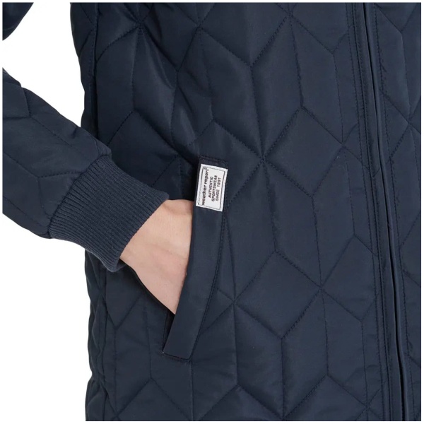 WR W Nokka Long Quilted Jacket Navy Blazer - Image 5