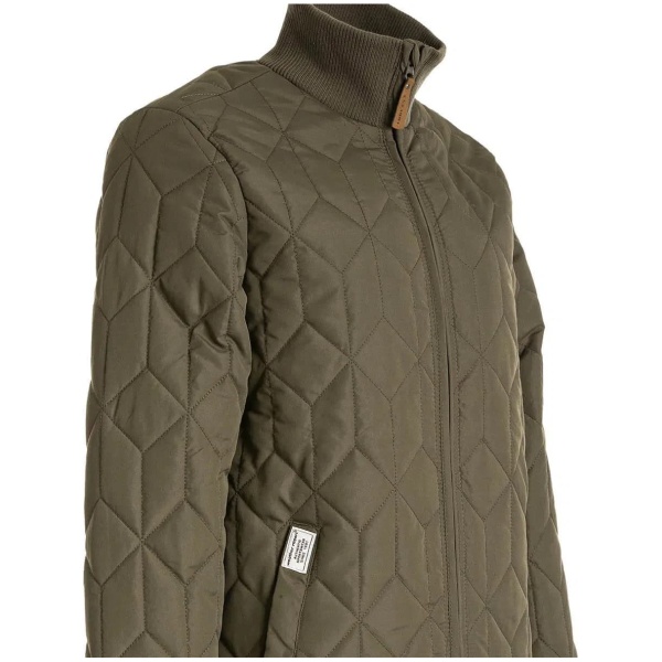 WR W Nokka Long Quilted Jacket Tarmac - Image 2