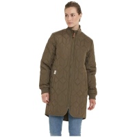 WR W Nokka Long Quilted Jacket Tarmac