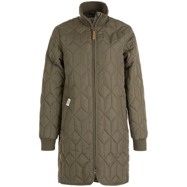 WR W Nokka Long Quilted Jacket Tarmac - Image 6