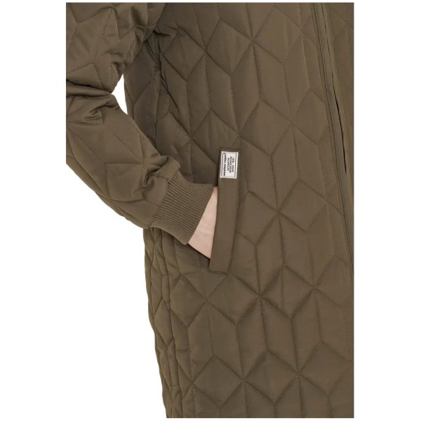 WR W Nokka Long Quilted Jacket Tarmac - Image 5