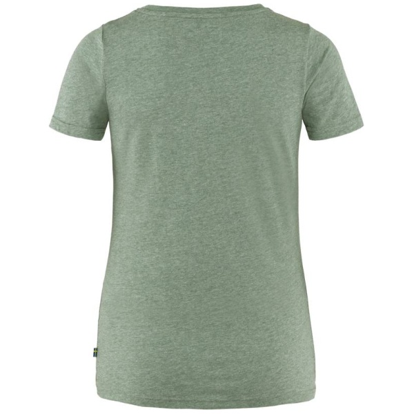 Logo T-shirt W - Patina Green-Melange - Image 2