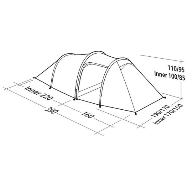 Robens Telt Pioneer 3EX - DEMOMODEL - SPAR 30% af vejl pris - Image 7