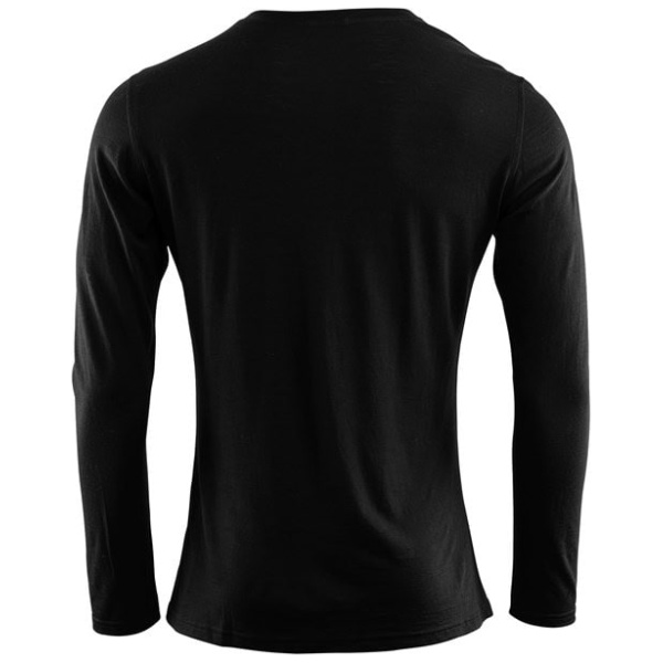 Aclima M Lightwool Crew Neck Jet Black - Image 2